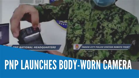 Pnp Launches Body Worn Camera System Youtube