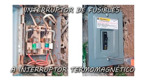 Interruptor De Fusibles A Interruptor Termomagn Tico Youtube