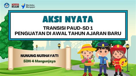 Aksi Nyata Strategi Ppdb Yang Mendukung Penguatan Transisi Paud Sd