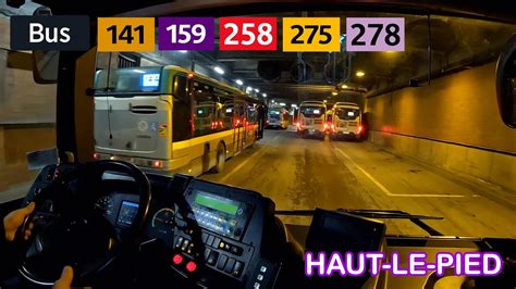 Bus Ratp Haut Le Pied Centre Bus La D Fense Youtube