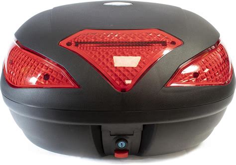 Caja Portaequipaje Para Moto Con Base 43L Con Luz Kinlley Amazon