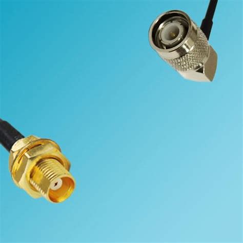 Mcx Bulkhead Female To Tnc Male Right Angle Rf Cable