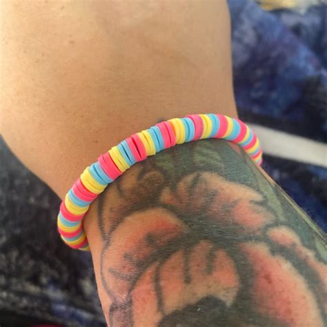 Handmade Pansexual Pride Bracelet Can Be Bought As Depop