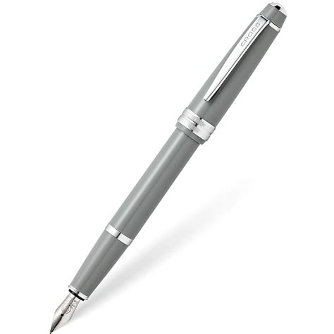 Cross Bailey Light Polished Gray Resin Fountain Pen Life Pen Company