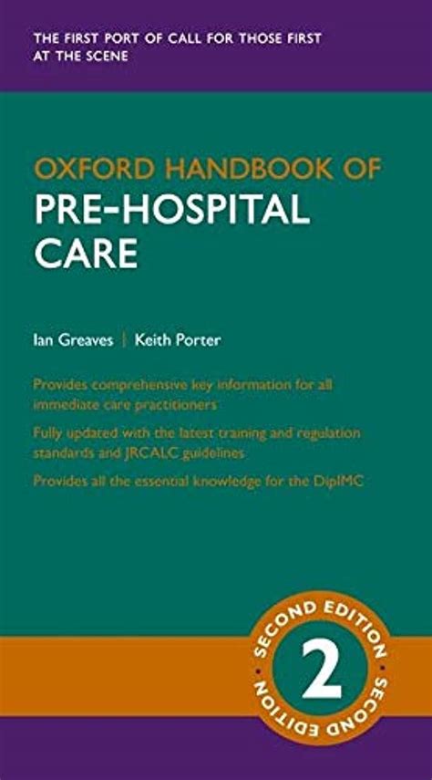 Oxford Handbook Of Pre Hospital Care April 2021