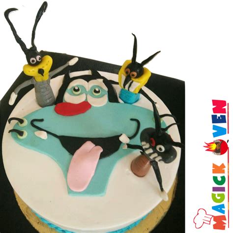 Wishing a very happy birthday with special Oggy cake #MadeWithLove by # ...