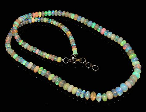 Natural Ethiopian Welo Fire Opal Smooth Rondelle Beads Etsy Fire