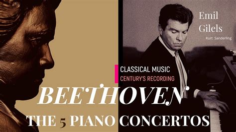 Beethoven Piano Concertos No 1 2 3 4 5 Live Recordings Ct Rec