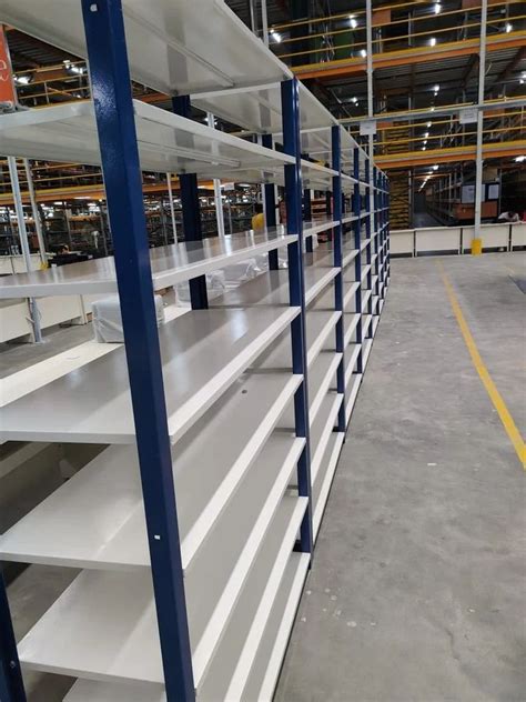 Glossy Mild Steel File Storage Racks Free Standing 5 Shelves At