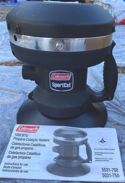 Coleman Sportcat Portable Propane Catalytic Tent Heater 5031 New Wmanual No Box Ebay