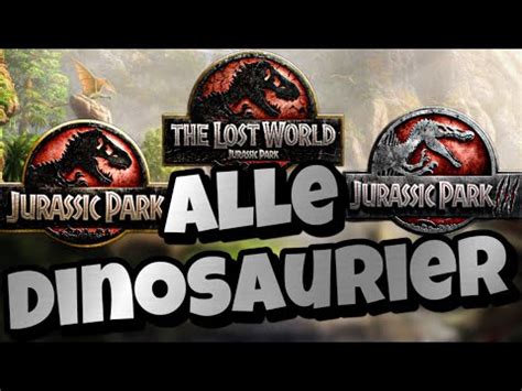 Das Sind ALLE Dinosaurier Der Jurassic Park Trilogie Ranking YouTube