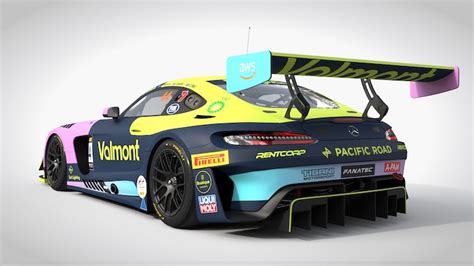 Updated AMG GT3 For Tigani Motorsport Valmont Racing At 2023 Bathurst 12H