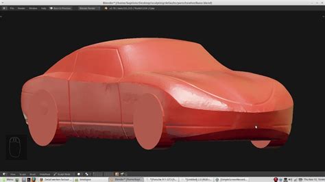 Blender Sculpting Timelapse Hard Surface Car YouTube In 2020 Car