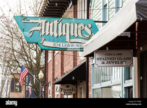 Usa Wa Snohomish Historic Downtown Stock Photo Alamy