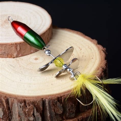 Pcs Rotating Spinner Sequins Fishing Lure G Cm Wobbler Bait With