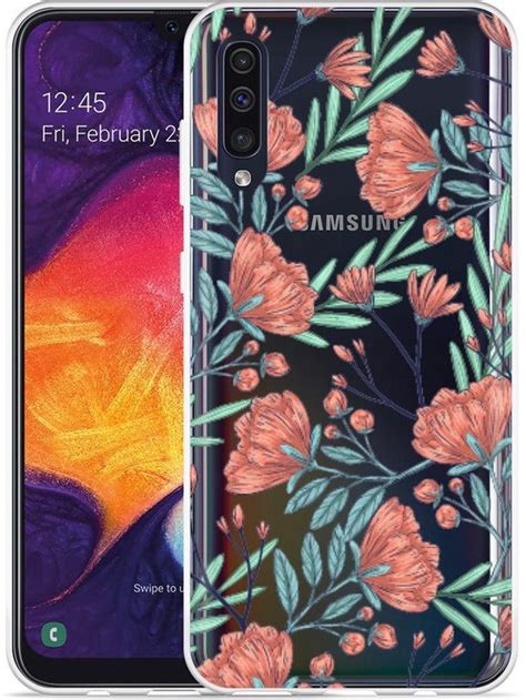 Galaxy A Hoesje Poppy Roses Designed By Cazy Bol