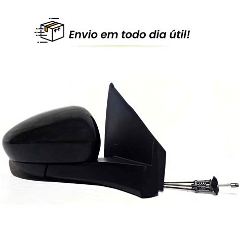 Retrovisor Direito Argo Cronos 2018 2020 2022 Manual Preto A Partir