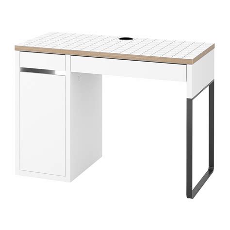 Micke Desk Whiteanthracite 4138x1958 Ikea