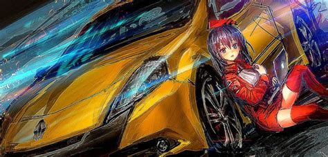 Anime Girl Car Wallpapers - Wallpaper Cave