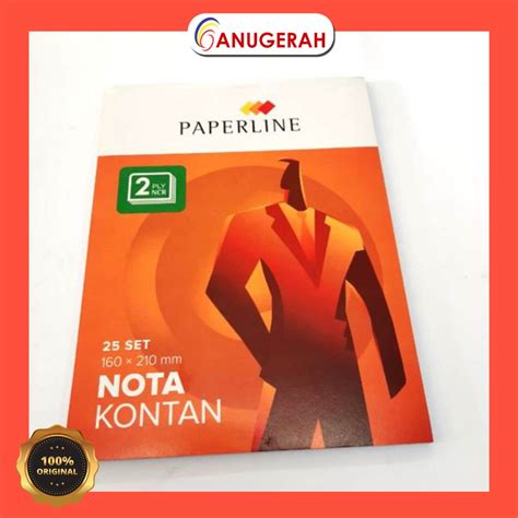 Jual PAPERLINE NOTA KONTAN BESAR 2 PLY Shopee Indonesia