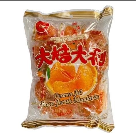 Jual Permen Jelly Jeruk Mandarin Orange Merk Chen Liang Ji Shopee