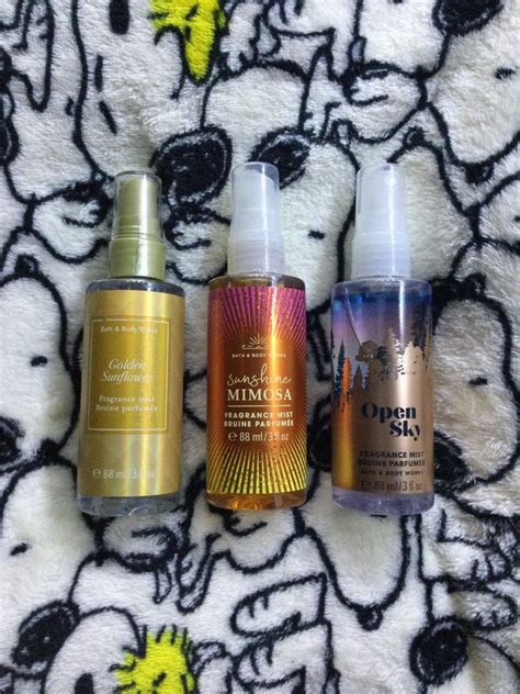 BBW Golden Sunflower Fragrance Mist Beauty Personal Care Fragrance