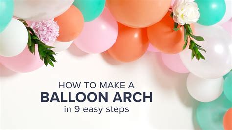 How To Make A Balloon Arch YouTube