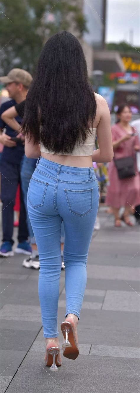 Tight Jeans Skinny Jeans Vpl Beautiful Asian Amazing Women Tights Denim Jeans