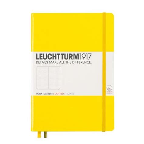 Leuchtturm Medium Size Hardcover Dotted Notebook Dotted Pages