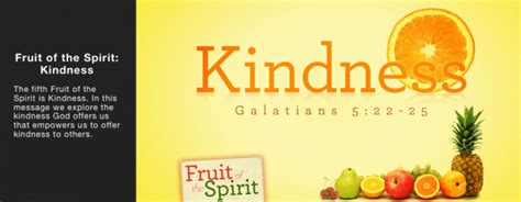 Fruit Of The Spirit Kindness Good Shepherd Lutheran Church Of Old