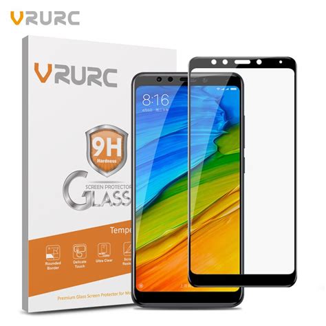 5D VRURC Premium Szkło Hartowane Dla Xiaomi Redmi 5 Szkła 9 H Anti