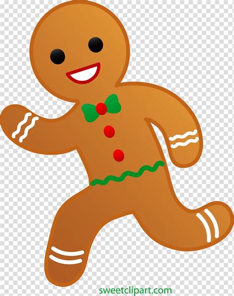 Gingerbread Man Biscuits Ginger Transparent Background Png Clipart