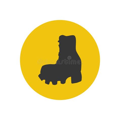 Hiking Boots Silhouette Stock Illustrations – 860 Hiking Boots ...