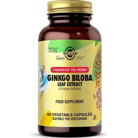 Solgar Ginkgo Biloba Leaf Extract Kapsul Ginko Fiyat