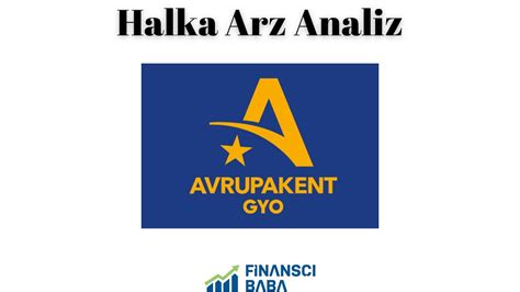 AVRUPAKENT GYO HALKA ARZ ANALİZ YouTube