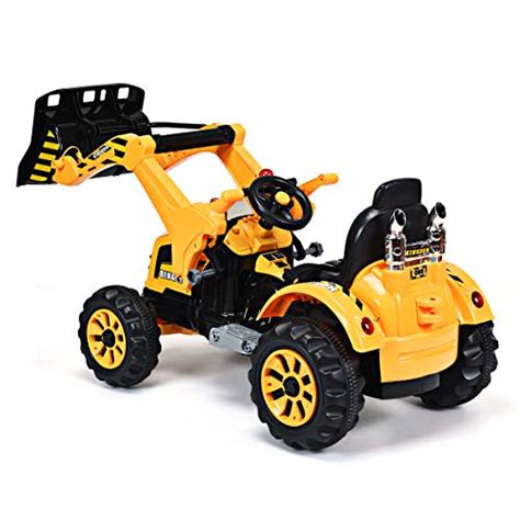 Costzon Ride On Excavator V Battery Powered Construction Vehicles