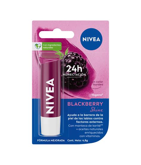 B Lsamo Labial Blackberry Shine Nivea