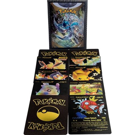 UDATOYS Pokemon Kartları Kabartmalı Card Fosforlu Plastik Fiyatı