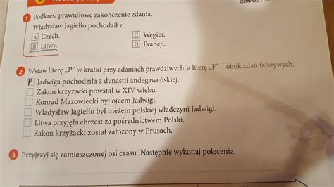 Hej Mam Na Jutro To Zadane Pom Cie Plis Klasa Jak Co Str