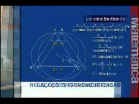 VD MAT2 11 Rela Es Trigonom Tricas Nos Tri Ngulos Quaisquer YouTube