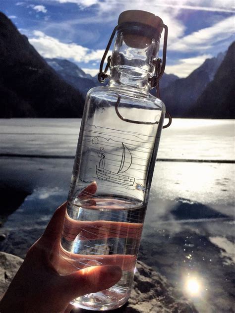 Heimat Wasser Trinkflasche Aus Glas Wasser Flaschenb Rste