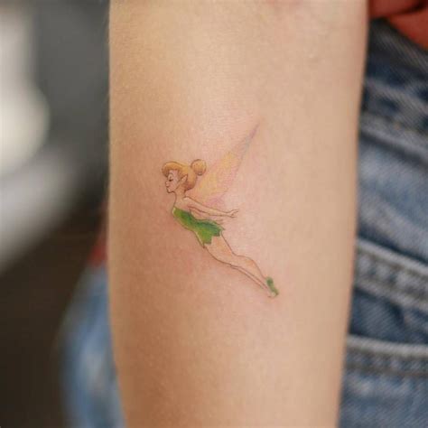 Tinkerbell Silhouette Tattoo