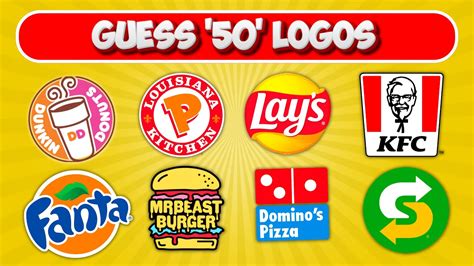 Can You Guess The Fast Food Logos 50 Logo Quiz YouTube