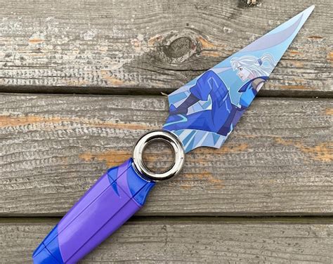 Valorant Go Volume 1 Knife Jett Go Vol Knife Kunai Life Size Etsy Uk