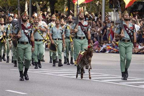 Horario recorrido y dónde ver el desfile del 12 de octubre con La Legión