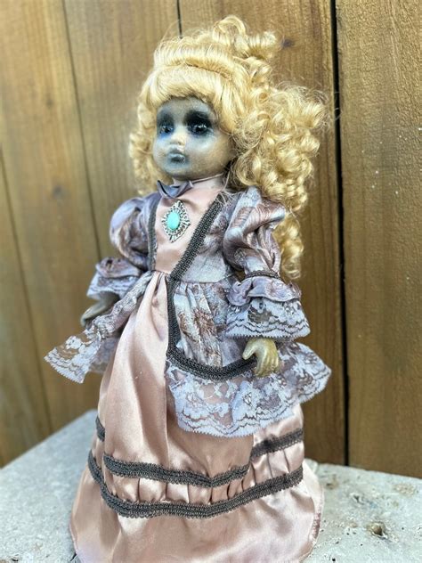 Scary Porcelain Doll Zombie Doll Halloween Decor Possessed Doll