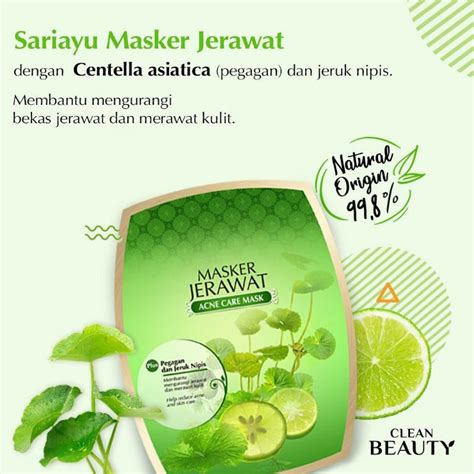 Jual Itc Sariayu Masker Wajah Sachet Gr Mask Jerawat Beras Merah