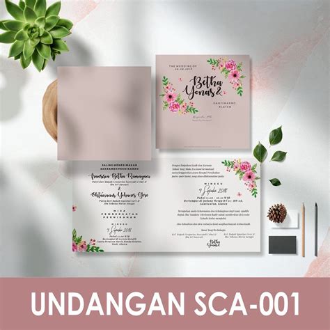 Jual Blangko Undangan Griya SCA 01 Blangko Kosong Undangan