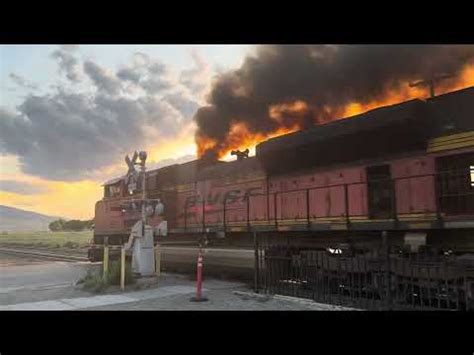 BNSF Loaded Coal Train 9209 West Departing Livingston MT YouTube