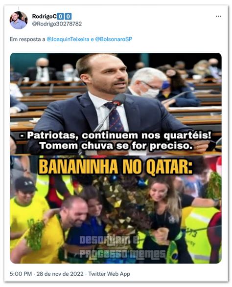 Viagem De Eduardo Bolsonaro Ao Qatar Vira Meme Nas Redes